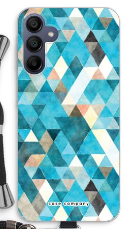 Coloured triangles blue