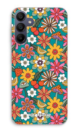 Retro Flowers N°2 - Blue