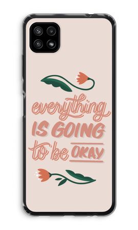 Optimistic flower girl