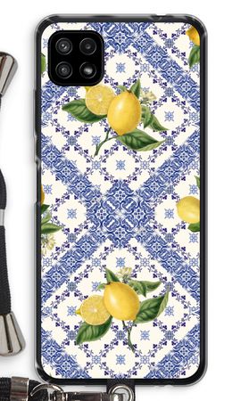 Blue tiles and lemons