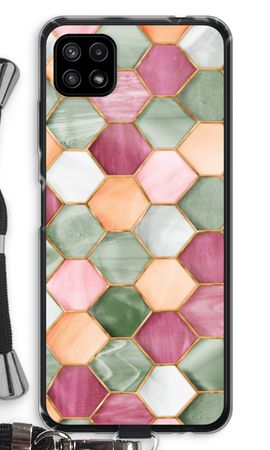 Hexagons in stained glass