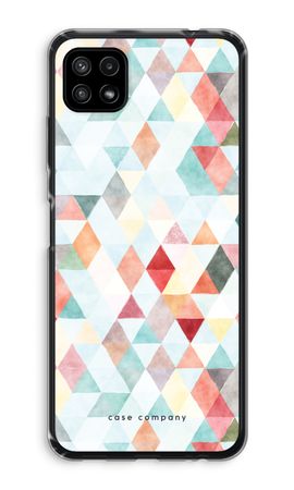 Coloured triangles pastel