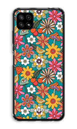 Retro Flowers N°2 - Blue