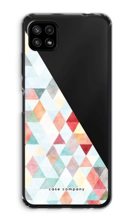 Coloured triangles pastel