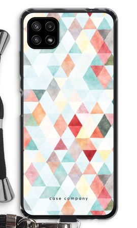 Coloured triangles pastel