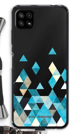 Coloured triangles blue