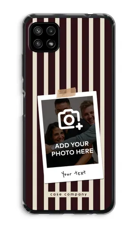 Polaroid - Retro, Samsung Galaxy A22 5G weiche Hülle