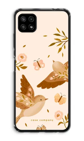 Fluttering Pair, Coque souple Samsung Galaxy A22 5G