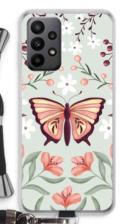 Butterfly in a floral world