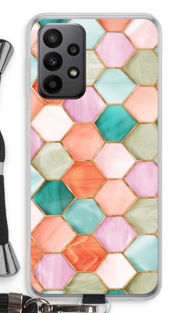 Hexagons in stained glass