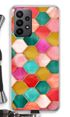 Hexagons in stained glass