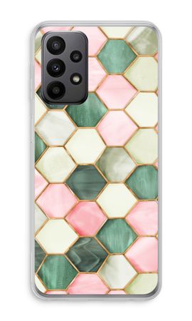 Hexagons in stained glass