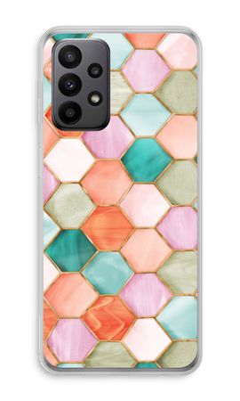 Hexagons in stained glass