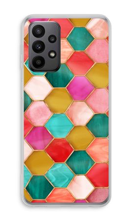 Hexagons in stained glass