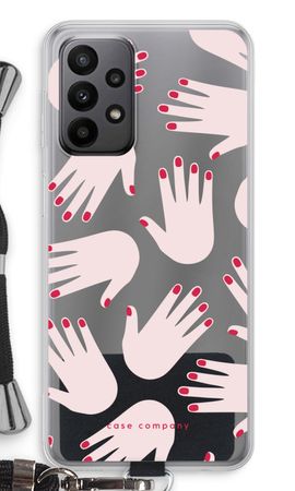 Hands pink