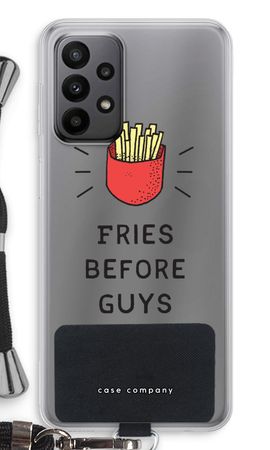 Fries before guys