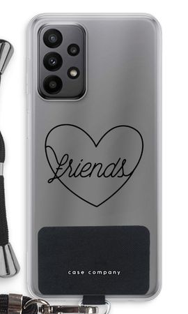 Friends heart black
