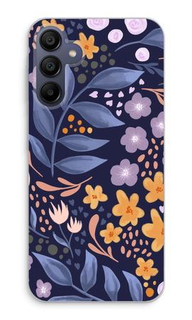 Flowers with blue leaves