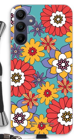 Retro Flowers - Blue