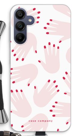Hands pink