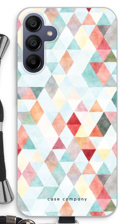 Coloured triangles pastel