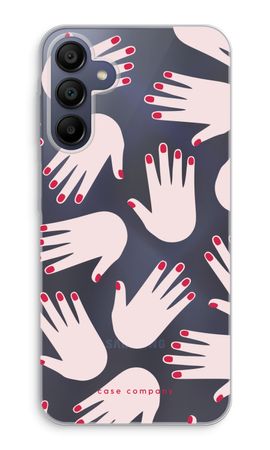 Hands pink