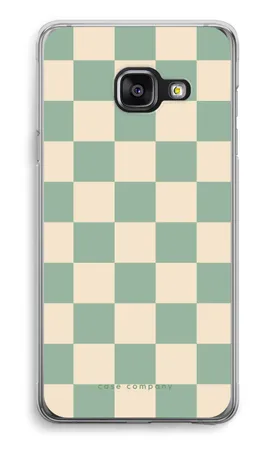 Checkered Mint, Samsung Galaxy A3 (2016) mīksts vāciņš