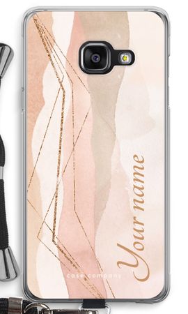 Gold Lines Namecase - Blush