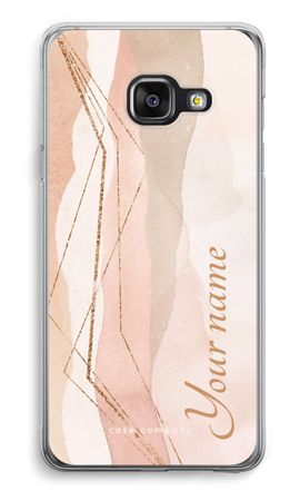 Gold Lines Namecase - Blush