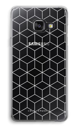 Cubes black and white