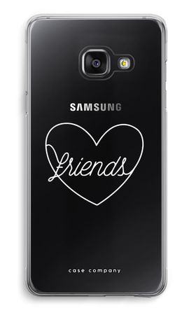 Friends heart pastel