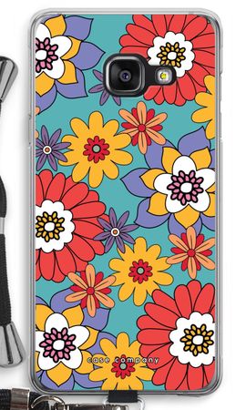 Retro Flowers - Blue