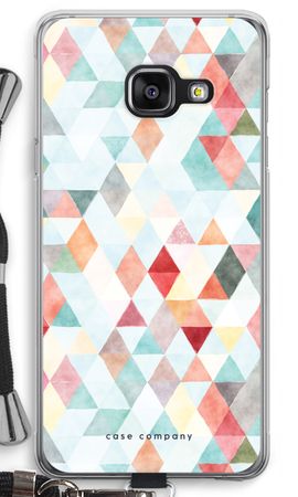 Coloured triangles pastel