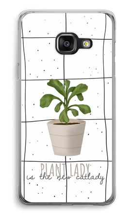 Houseplant on windowpane