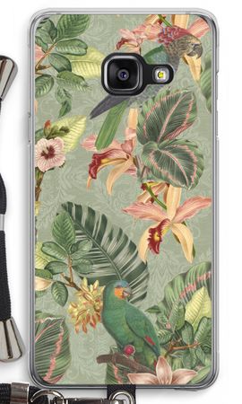 Tropical jungle parrot