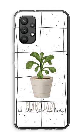 Houseplant on windowpane