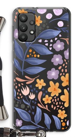 Flowers with blue leaves