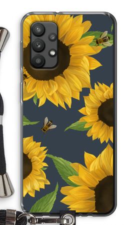 Sunflower and bees