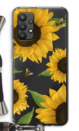 Sunflower and bees