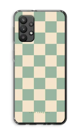 Checkered Mint, Samsung Galaxy A32 4G weiche Hülle