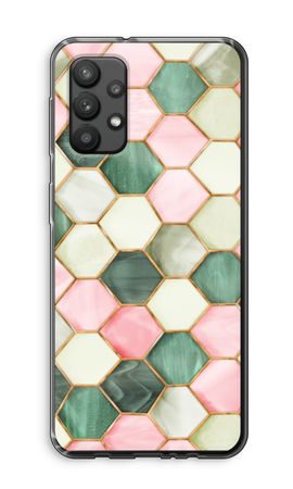 Hexagons in stained glass