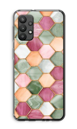 Hexagons in stained glass