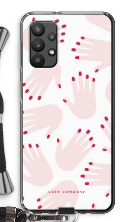Hands pink