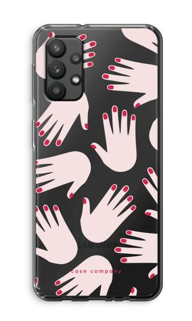 Hands pink