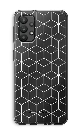 Cubes black and white