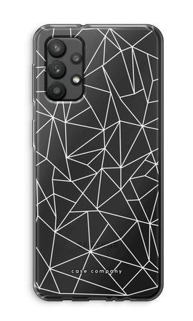 Geometric lines white