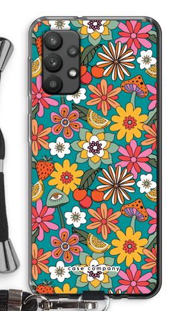 Retro Flowers N°2 - Blue