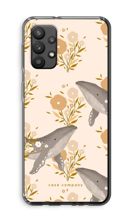 Floral Whales, Mehki ovitek Samsung Galaxy A32 4G