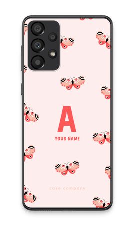 Rosy Butterflies Monogram