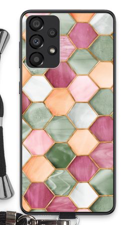 Hexagons in stained glass